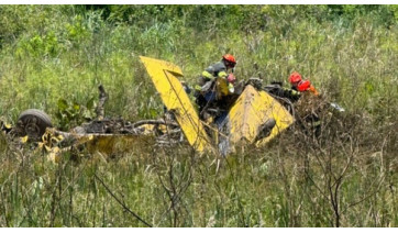 Piloto de Adamantina morre em queda de avião agrícola em Fernandópolis