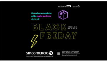 Black Friday: campanha do Sincomercio incentiva consumo no comércio de Adamantina