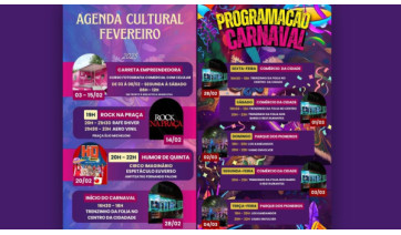 Rock na Praça, Trenzinho da Folia e Circo Imaginário: Adamantina divulga a agenda cultural de fevere