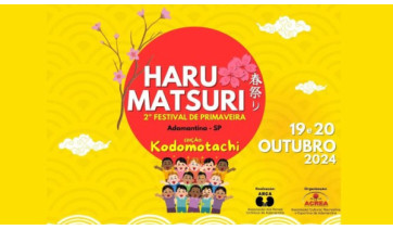 Haru Matsuri: festival oriental da primavera acontece neste sábado e domingo em Adamantina