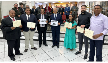 Assembleia de Deus Ministério do Belém homenageia representantes eleitos em cidades da região