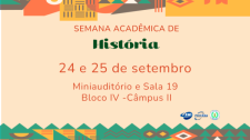 Semana Acadêmica de História aborda tema antirracista e cultura afro-brasileira dias 24 e 25 