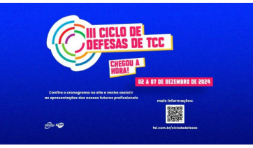 Ciclo de defesas de TCC da FAI acontece nesta semana, de 2 a 7 de dezembro