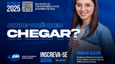 Vestibular 2025 da FAI oferece oportunidades em vagas remanescentes de 22 cursos de graduação 