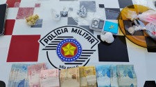 Três são presos pela Polícia Militar por tráfico de drogas em Adamantina