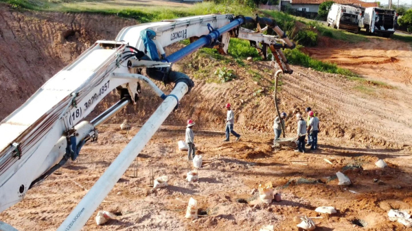 Obras do novo hospital foram iniciadas em Pacaembu (Cedida/PM Pacaembu).