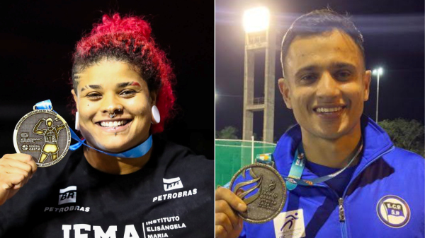 Izabela da Silva (Wagner Carmo/CBAt) e Lucas Marcelino (Divulgacao/E.C. Pinheiros) convocados para disputar Paris 2024.