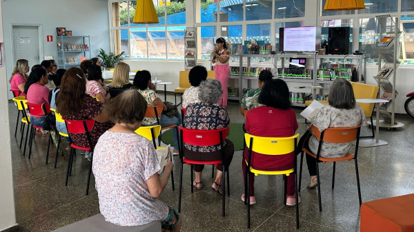 Palestra aconteceu na biblioteca municipal (Cedida/PC).