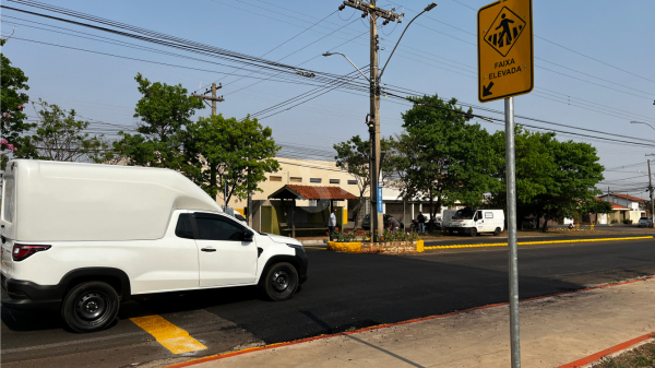 Lombofaixa na Avenida Moyses Justino da Silva  (Siga Mais).