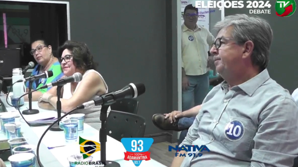 Marlene, Dinha e Paulo compareceram ao debate (Reproducao).