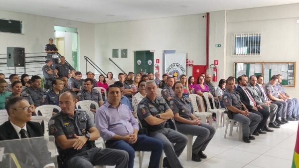 Solenidade reuniu autoridades militares e civis (Cedida/PM).